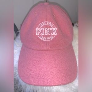 Love Pink cap with adjustable strap